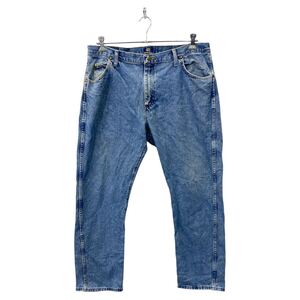 Wrangler デニムパンツ W38 ラングラー ビッグサイズ メキシコ製 コットン ブルー 古着卸 アメリカ仕入 2410-35