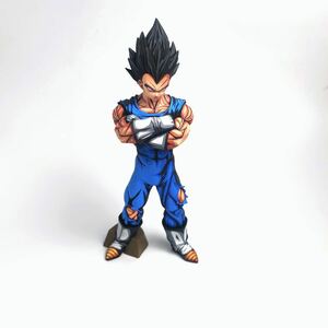 バンダイナムコ正規品使用 ドラゴンボール フィギュア GROS黒髪ベジータ リペイント 二次元彩色 2D 漫画風 