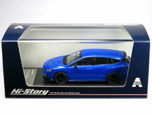 ハイストーリー 1/43 スバル レヴォーグ STI Sport 2020 STIスポーツパーツ WRブルーパール (HS333WB)