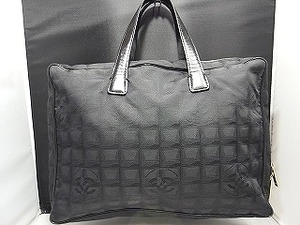 シャネル CHANEL ニュートラベルライン ビジネスバッグ ブリーフケースパソコンケース ハンドバッグ ナイロン A15974