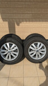 日産 セレナ ハイブリッド 日産純正ホイールタイヤ 4本セット 195/65R15×5.5J +45 5H PCD114.3 日産純正アルミ ダンロップ エナセーブ 