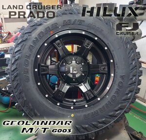 JL JK ラングラー LEXXEL OutLaw ヨコハマ ジオランダー MT G003 285/70R17 33x12.50R17 35x12.50R17 タイヤホイール17インチ