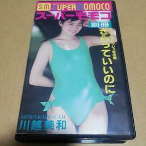 VHS スーパーモモコ別冊 さらっていいのに... 川越美和 パワースポーツ　※ソフトケースなしならネコポス発送可能です。