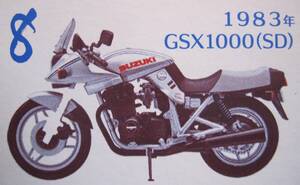 新品 ヴィンテージバイクキット Vol.10 SUZUKI GSX1100S 刀 1983 GSX1000S(SD) カタナ スズキ 旧車 名車 オートバイ ジオラマ エフトイズ