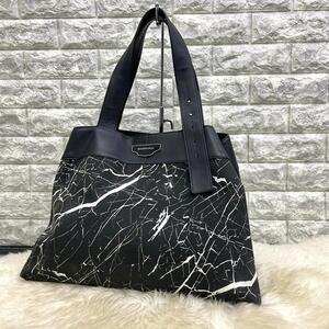 BALENCIAGA　バレンシアガ　トートバッグ　キャンバス　レザー