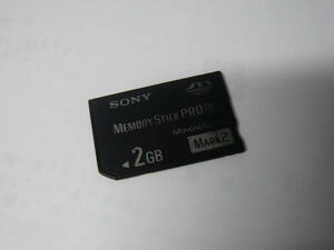 動作保証！SONY Memory Stick PRO Duo 2GB MAGICGATE MARK2