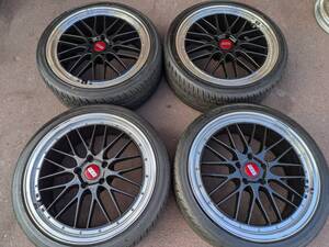 ★美品　BBS　LM風　メッシュ　レクサス　LS460　LS600　BMW　５シリーズ　７シリーズ　４０アルファード　ベル　8.5J　PCD120★