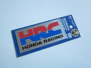 HONDA ホンダ承認 HRC レーシング バイク オートバイ 耐熱アルミ ステッカー/当時物 自動車 デカール S88