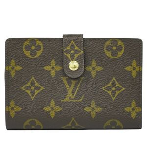 本物 ルイヴィトン LOUIS VUITTON LV ポルトモネ ビエ ヴィエノワ モノグラム 折財布 ブラウン M61663