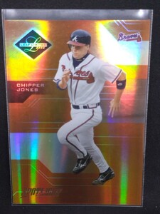 【44/99】2005 Leaf Limited Chipper Jones Spotlight チッパー ジョーンズ 99枚限定 パラレル