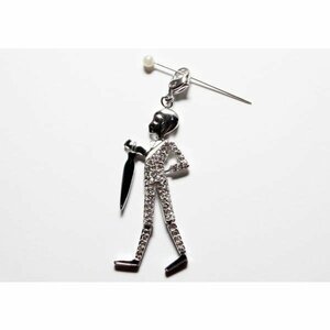 827 極美品 SWAROVSKI スワロフスキー 1084437 Doll Man チャーム ペンダント ネックレス 人形 レディース 女性 送料無料