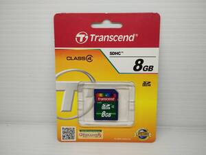  未開封品・未使用品　SDHCカード　8GB　Transcend　メモリーカード SDカード