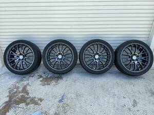  レイズ RAYS 19インチ 20x8J 5H PCD114.3 ホイール タイヤ 245/40R19 98W 4本 セット..