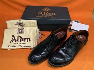 Alden オールデン　　コードヴァンレザーVチップシューズ　　５４３３１　ブラック　　7.5インチ　　中古品です