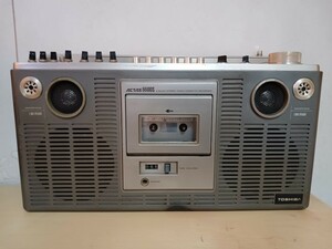 #430 ジャンク TOSHIBA 東芝 ラジカセ ACTAS RT-8600S アクタス ステレオラジオカセットレコーダー 昭和レトロ 