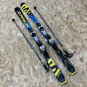 ◆1円スタート◆ SALOMON サロモン スキー板 170 ストック セット スキー ウィンタースポーツ 雪山 冬山 板 mc01070141