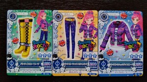 アイカツ★PBパンクピンクチェックダッフルコート他3枚セット★