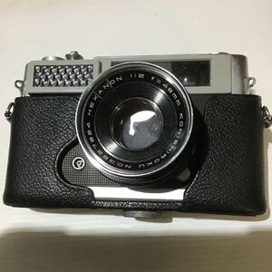 5010898 コニカ Konica S フィルムカメラ KONISHIROKU NO.3527924 HEXANOn 1:2 f=48mm 稼働 ジャンク品