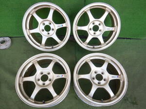 ★SSR TYPE-C 鍛造 超軽い★16×7JJ OFF:+48 PCD100-5H ハブ径；67mm 傷、汚れ、錆、塗装がれ等あり 4本 MADE IN JAPAN