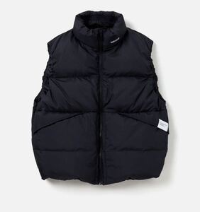 新品 NEIGHBORHOODCLASSIC DOWN VEST ダウンベスト ブラック XL ネイバーフッド ベスト ロゴ logo 1円スタート ベスト BLK