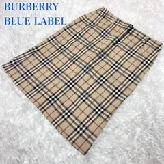 BURBERRY BLUE LABEL  チャック柄　スカート　36