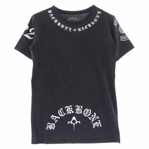 BACKBONE バックボーン BB09SS-C21 THE BASIS ザベイシス ロゴ プリント 半袖 Tシャツ ブラック系 M【中古】