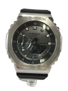 CASIO◆カシオ/GM-2100-1AJF/クォーツ腕時計_G-SHOCK/アナログ/シルバー