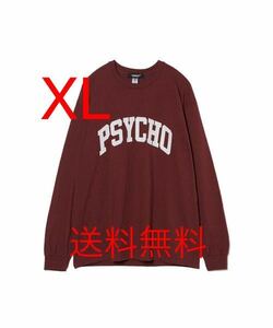 ボルドーXL UNDERCOVER 22AW PSYCHO PATCHWORK LS TEE BORDEAUX PSYCHOPHILIA アンダーカバー サイコ パッチワーク ロンT 長袖 Tシャツ