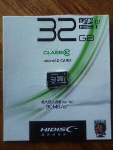 micro SD ３２GB CLASS１０