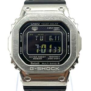 【良品】CASIO カシオ G-SHOCK ジーショック 腕時計 フルメタル 電波ソーラー タフソーラー Bluetooth モバイルリンク GMW-B5000-1JF