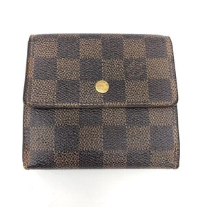 LOUIS VUITTON ルイヴィトン　ダミエ ポルトフォイユ エリーズ 三つ折り財布 N61654/SP0070【CLAQ2100】