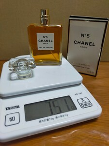 【魅惑パルファム】残量 150g(^^ゞ 50ml「CHANEL No.5：シャネル ナンバーファイブ」EDP-SP（スプレー）全体美 _/_/ 交渉OK、匿名OK！ _/_/