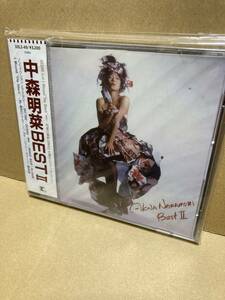 SEALED！1ST PRESS未開封CD！中森明菜 Akina Nakamori / Best II ベスト Warner 32L2-49 新品 旧規格盤 TATTOO DESIRE 情熱 1989 JAPAN OBI