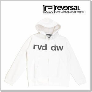 リバーサル reversal rvddw SWEAT ZIP PARKA rvbs009-WHITE-M スウェット パーカー ジップアップ