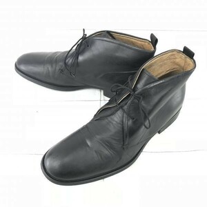 80s-90s?ビンテージ★ジョンロシャ/JOHN ROCHA★マッケイ製法/本革チャッカブーツ【41/26.0/黒】Vintage boots◆WB15-7