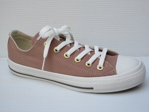 即決 25cm CONVERSE コンバース オールスター フラットアイレッツ OX ピンクベージュ 婦人 レディース スニーカー ローカット