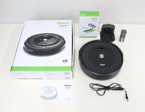 kd20■送料無料◆美品◆iRobot◆ロボット掃除機◆ルンバe5◆RVC-Y1◆2022年購入品◆通電確認済み◆交換パーツキット付き◆Roomba e5