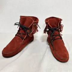 ✨人気商品✨ 【MINNETONKA】 ミネトンカ フリンジ ショートブーツ