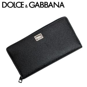 DOLCE&GABBANA ドルチェ＆ガッバーナ 長財布 小銭入れあり ジッパーアラウンド ブラック bp1672-ag219-80999 ブランド