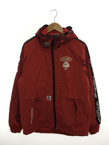 AAPE BY A BATHING APE◆ナイロンジャケット/-/ナイロン/RED