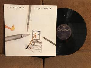 PAUL McCARTNEY「PIPES OF PEACE」1983年発売のイギリスオリジナル盤　マトA-3U/B-3U 全曲共針飛び無しの確認済　状態良