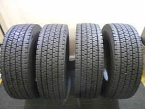 引取り歓迎★ バリ山 ブリヂストン W999 245/70R19.5 トラックタイヤ 23年製 4本★