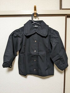 黒　シャツ　長袖シャツ　キッズ　110 acchiapqarello 