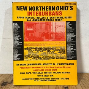 [ NEW NORTHERN OHIO’S INTERURBAN 洋書 外国車両 鉄道 資料 写真 歴史 列車 オハイオ