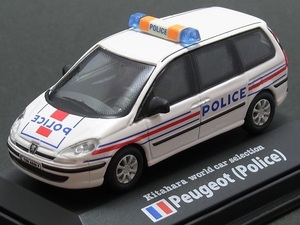 ★★★日曜夜★ルース★PEUGEOT (807) (POLICE)★KITAHARA WORLD CAR SELECTION★EUROPE POLICE CAR EDITION★CARARAMA★HONGWELL★1/72