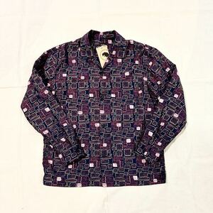 24SS 新品 RATS ラッツ way of life GLITTER ATOMIC SHIRT 総柄シャツ XL