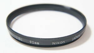 [95mm] Nikon L1Bc 特注品と思われる保護フィルター[F4180]