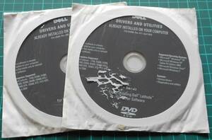 DELL DRIVERS AND UTILITIES Latitude2100他 2枚組 中古（管33）