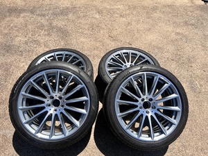 美品！　ベンツ　AMG w223 純正ホイール　20インチ　　22年製　ピレリ p-zero 255/40R20 285/35R20　A2234011500　A2234011600