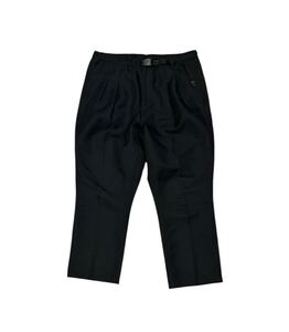 nonnative WALKER ANKLE CUT EASY SLACKS POLY TWILL Black ノンネイティブ Gramicci グラミチ NN-P3988 ブラック 黒 サイズ3 タック入り